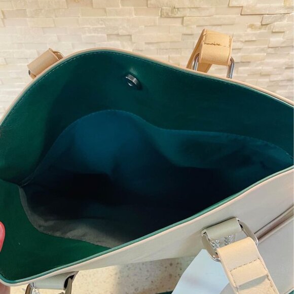 NWT Studded Leather Purse & Handbag 2 pcs. - Picture 3 of 4